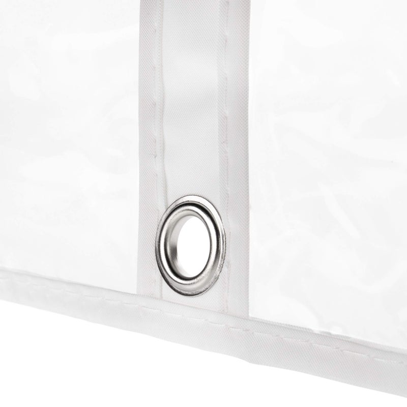 HANGERWORLD Clear 30inch Kids Clothes Carry Cover Protector Bags Baby Toddler - Showerproof, Acid Free, Transparent - Image 3